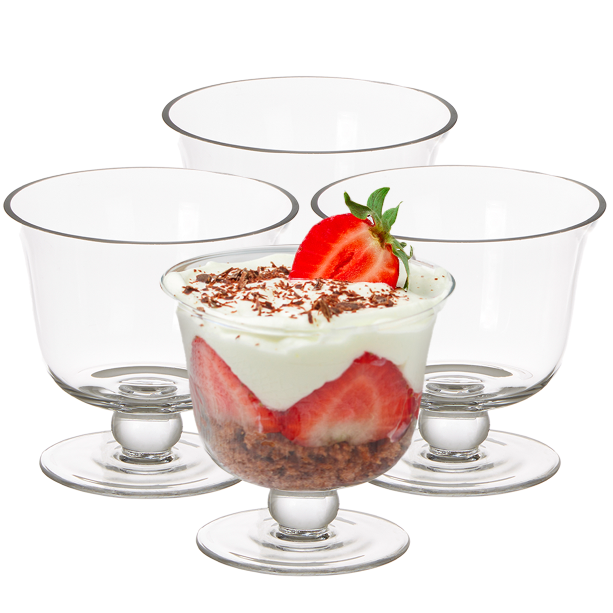 Molly Set Of 4 Glass Dessert Bowls