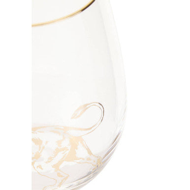 Gold Lion Curved Tumbler | Nomi