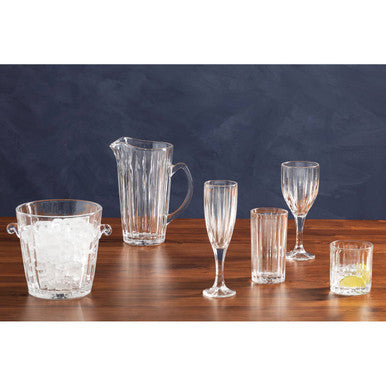 Set Of Four Beaufort Crystal Large Hi Ball Glasses