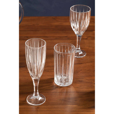 Set Of Four Beaufort Crystal Large Hi Ball Glasses