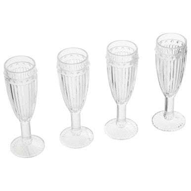 Auclair Set Of Four Champagne Glasses