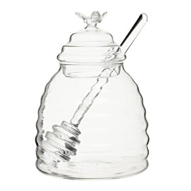Glass Honey Jar with Dipper | Freska