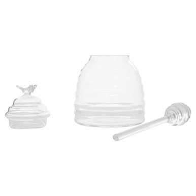 Glass Honey Jar with Dipper | Freska