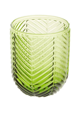 Fleur Set Of Four Green Tumblers