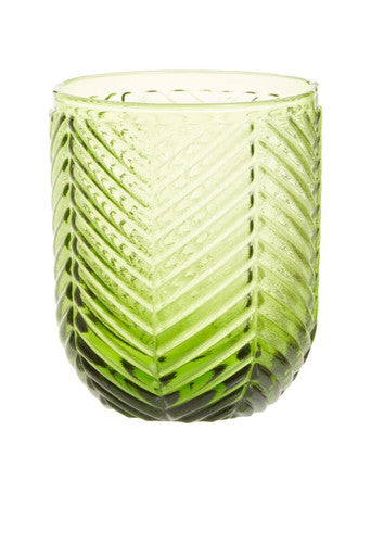 Fleur Set Of Four Green Tumblers