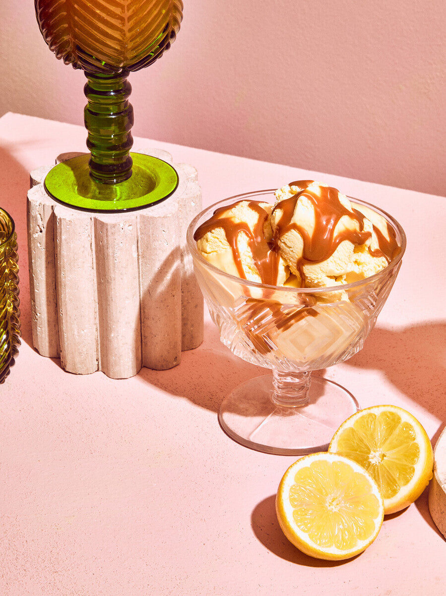 Fleur Set Of Four Green Wine Glasses