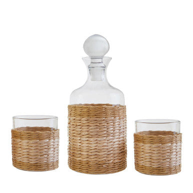 Juno Glass And Decanter Three Piece Set