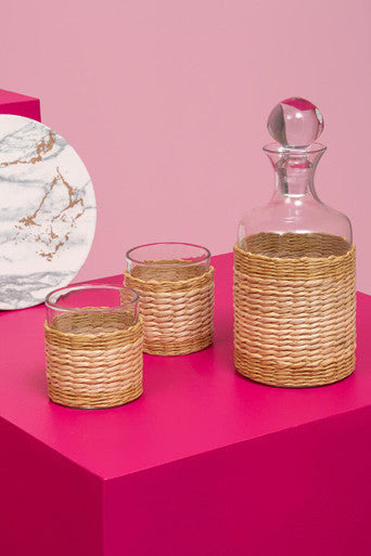 Juno Glass And Decanter Three Piece Set