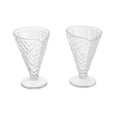 Set of Four Torta Tapered Sundae Dishes