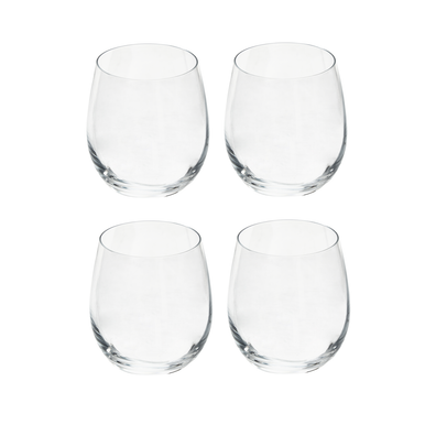 Ada Set Of 4 Small Crystal Tumblers