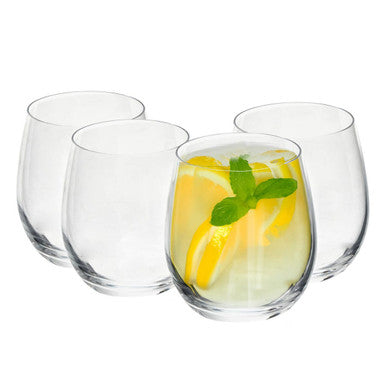 Ada Set Of 4 Crystal Small Tumblers