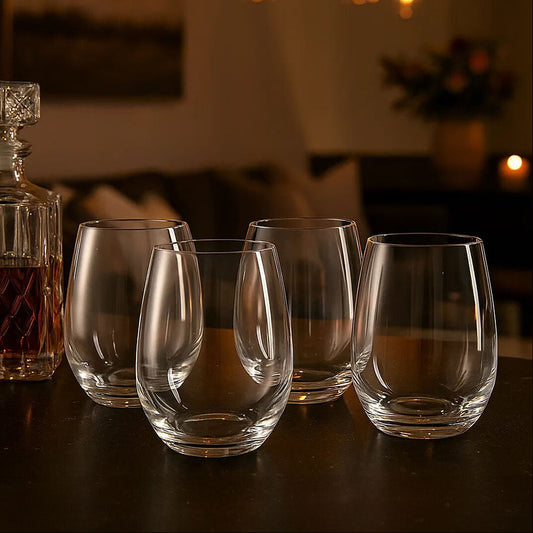 Ada Set Of 4 Crystal Tumblers