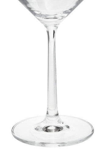 Ada Set Of 2 Crystal Burgundy Glasses