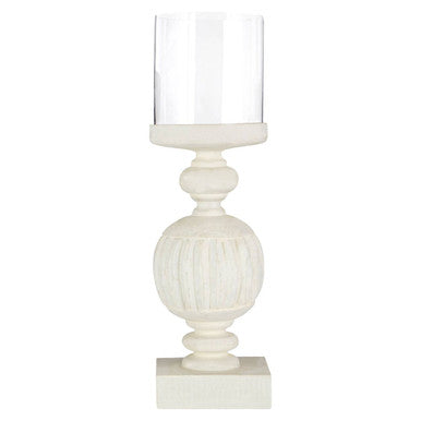 Mango Wood Carved Candle Holder | Bati