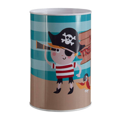 Round Money Tin | Pirate