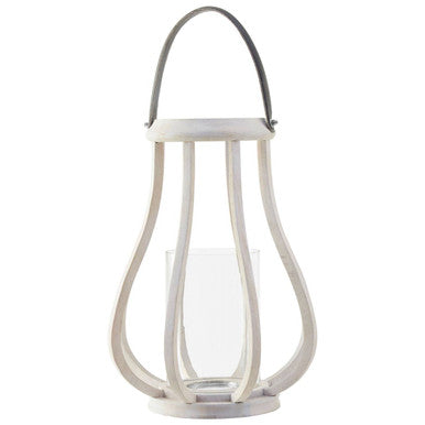 Curved Wood Lantern | Jain