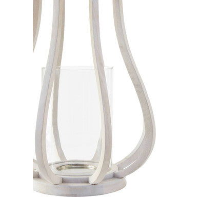 Curved Wood Lantern | Jain