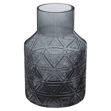 Dakota Grey Glass Vase