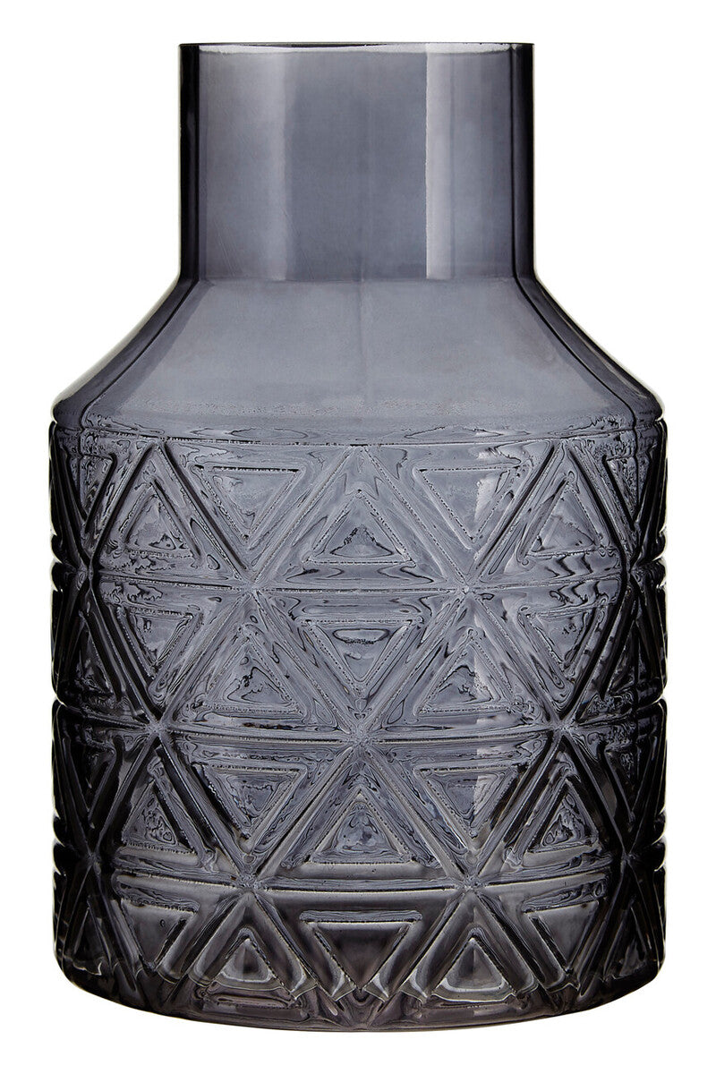 Dakota Grey Glass Vase