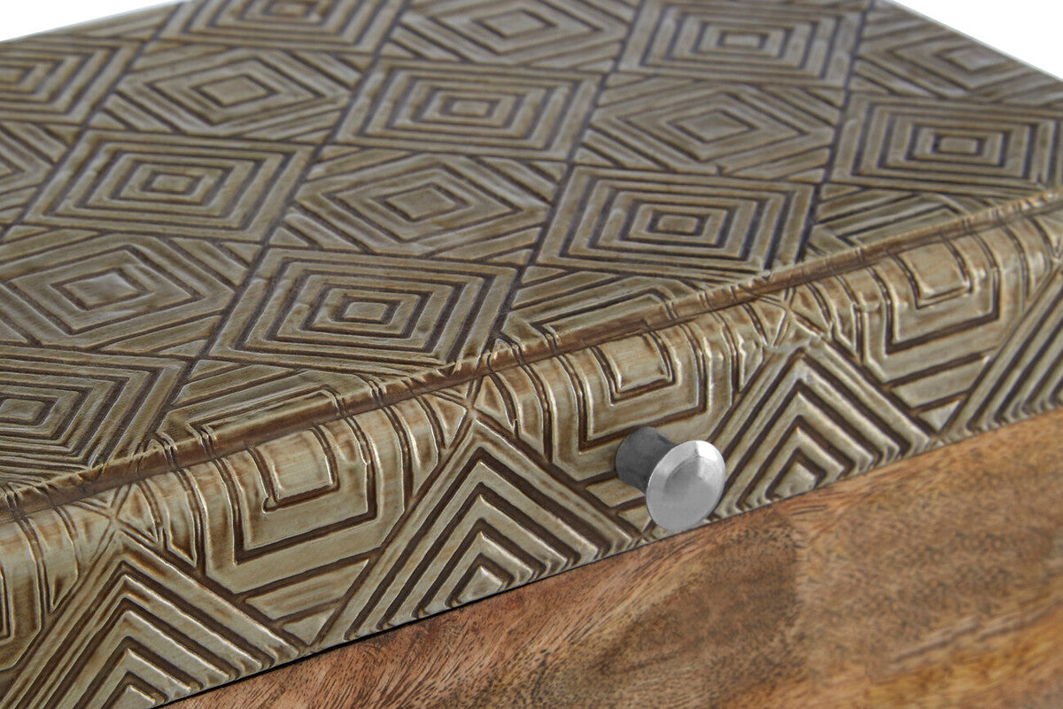 Bowerbird Tribal Small Trinket Box