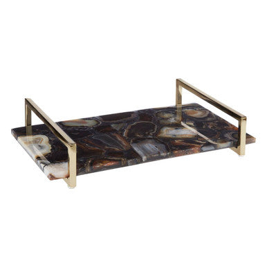 Bowerbird Black Agate Small Tray