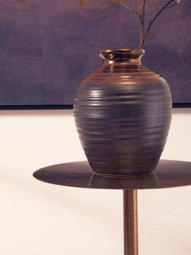 Zamak Large Barrel Vase