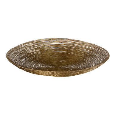 Brass Twisted Wire Decorative Plate | Hege