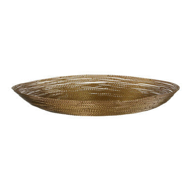 Brass Twisted Wire Decorative Plate | Hege