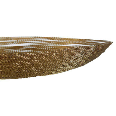 Brass Twisted Wire Decorative Plate | Hege
