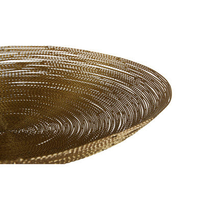 Brass Twisted Wire Decorative Plate | Hege