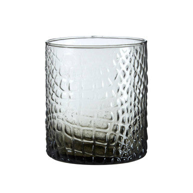 Daintree Smoked Glass Tealight Holder