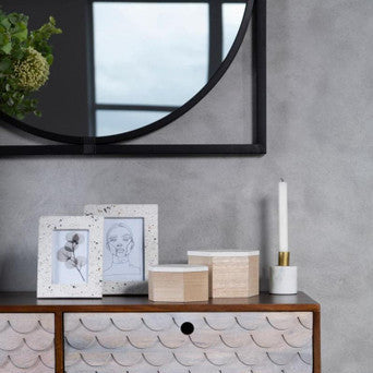 Mimo Small Terrazzo Lid Trinket Box