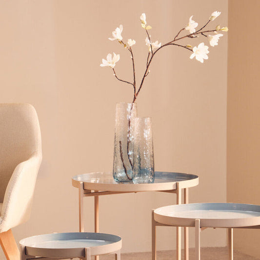 Brock Small Blue Ombre Glass Vase