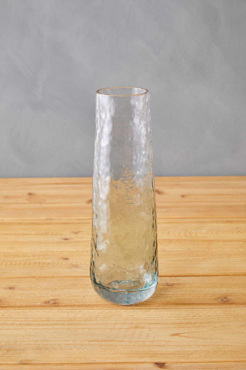 Brock Small Blue Ombre Glass Vase