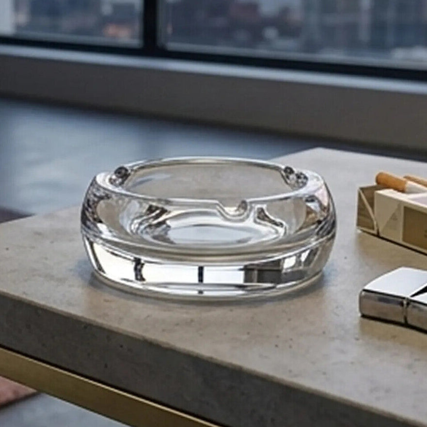Beaufort Large Crystal Glass Ashtray