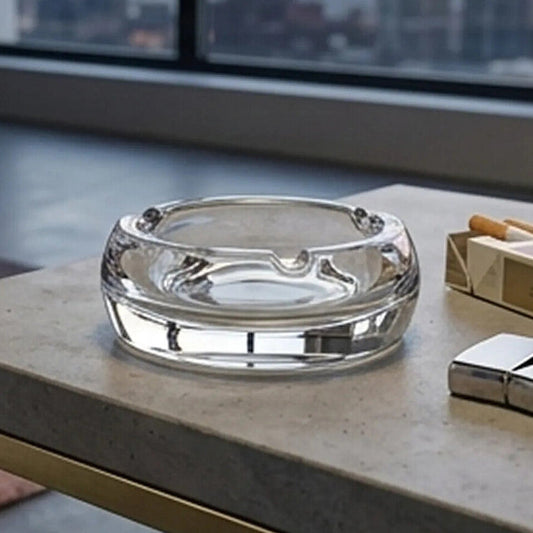 Beaufort Large Crystal Glass Ashtray
