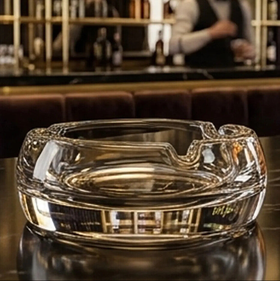 Beaufort Large Crystal Glass Ashtray