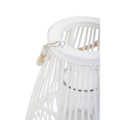 Small White Bamboo Lantern | Lentigo