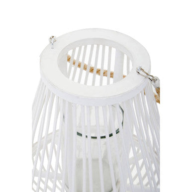 Small White Bamboo Lantern | Lentigo