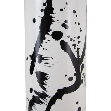 Sorrell Small Black And White Ceramic Vase