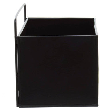Asher Small Black Wall Plant Box