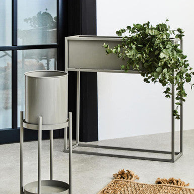 Asher Floor Standing Grey Plant Box