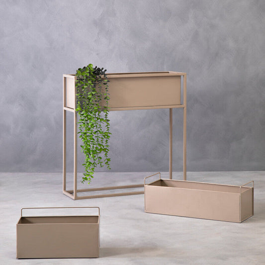 Asher Wall Plant Box Grey Natural