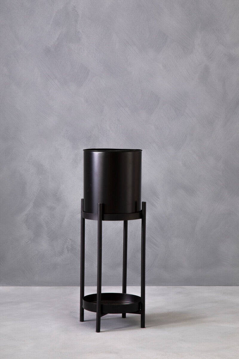 Two Tier Black Plant Stand | Asher