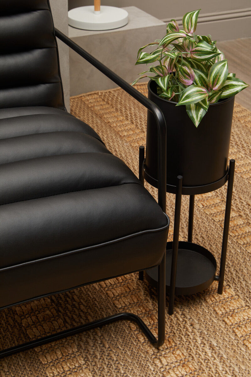 Two Tier Black Plant Stand | Asher