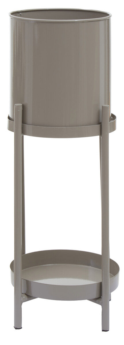 Asher Two Tier Grey Plant Stand