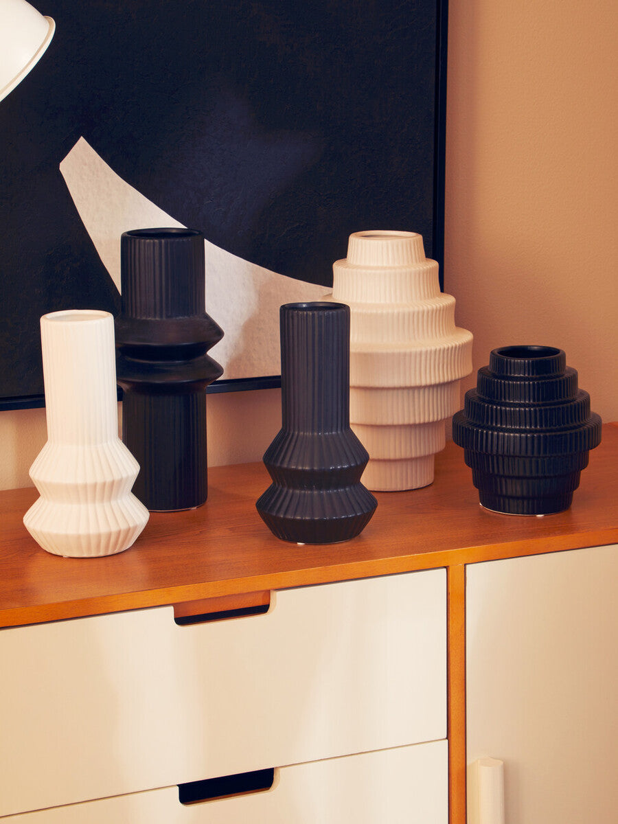 Fabia White Large Vase