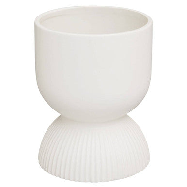 Fia White Planter