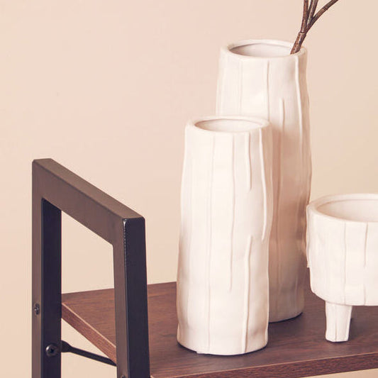 Fara White Large Vase
