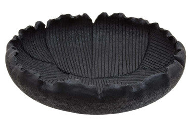 Broc Black Textured Bowl